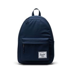 Classic for a reason. Simple and versatile, this backpack is designed for every day with pockets for the essentials.     Available in Mini & XL. Classic Nylon Backpack For Back To School, Classic Backpack For Back To School, Classic School Backpack In Nylon, Classic Nylon School Backpack, Classic School Nylon Backpack, Hershel Backpack, Herschel Classic Backpack, Navy Backpack, Herschel Backpack