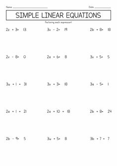 the worksheet for adding and subming linears