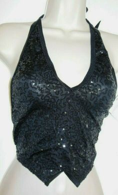 These are brand new with the original Main Street Dancewear hang tag attached.  This sequin halter vest ties at the back of the neck, and at the back of the waist.  There are four color choices in child and adult sizes.  This is a multi listing, just click the select box to view the available inventory in size, and color. Refer to the measurement guide provided with the pictures to confirm a good fit.  This vest can be worn by men or women, but it is sized for ladies so take S Club 7, Halter Vest, Sequin Halter, Sparkly Top, Vest And Tie, Autumn 2022, Fashion Autumn, Dance Costume, Dance Outfits