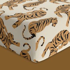 Born to be wild, Artful Crib sheets are made to capture that carefree feeling. Transform your nursery into a sophisticated retreat with the help of this tiger crib sheet. Made from jersey material, this sheet has an ultra-soft and luxurious feel, making it perfect for your little one. The tiger print gives it a touch of personality, while the neutral background allows for versatile matching throughout your nursery. Jungle Nursery Ideas, Boho Safari Nursery, Bold Nursery, Tiger Nursery, Jungle Safari Nursery, Jungle Safari Theme, Zoo Nursery, Jungle Themed Nursery, Safari Room