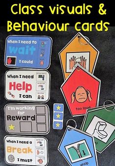 there are many different cards and tags on this page to help students learn how to use them