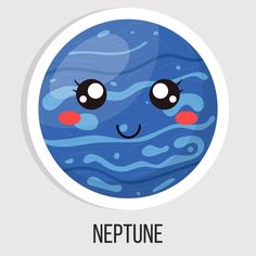 an image of the planet neptune with its eyes closed and nose wide open, on a gray background