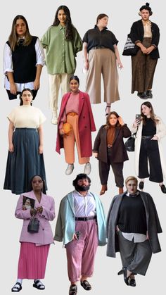 Plussize Outfit Ideas, Outfits Printemps, 2024 Fits, Minimalist Outfits, Fashion Capsule Wardrobe, Fashion Things, Cottagecore Outfits, Outfit Collage, Fashion Capsule