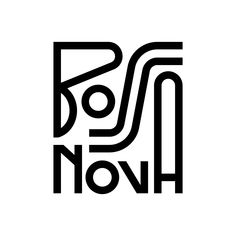 black and white logo design for an art gallery, with the word aon on it