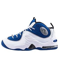 Nike Air Penny 2 2016 'Atlantic Blue' 333886-400 (SNKR/Mid Top/Basketball) Nike Blue Throwback Sneakers, Throwback Blue Basketball Shoes With Round Toe, Blue High-top Throwback Basketball Shoes, Throwback Blue High-top Basketball Shoes, Throwback Style Blue High-top Basketball Shoes, Nike Blue Throwback Basketball Shoes, Blue Sneakers With Boost Midsole For Sports, Blue Sneakers With Boost Midsole For Sports Events, Blue Throwback Basketball Shoes