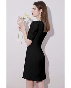 Get 10% off now! Buy little black short dress vneck with sleeves at cheap price online. Free stable shipping and pro custom service since 2009. Elegant V-neck Short Sleeve Dress, Black V-neck Mini Dress For Formal Occasions, Black Knee-length V-neck Dress For Formal Occasions, Black Knee-length V-neck Formal Dress, Black Short Sleeve Dress For Spring, Elegant Short Sleeve Solid V-neck Dress, Black Fitted Short Sleeve Dress For Night Out, Elegant Solid Color V-neck Short Sleeve Dress, Fitted Black Short Sleeve Dress For Formal Occasions