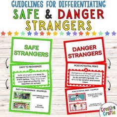 the safety and danger poster for children