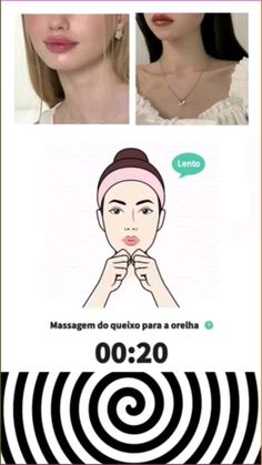 Face Massage For Small Face, Face Yoga Jawline, Face Massage For Slimmer Face With Hands, Slim Face Massage, Face Yoga For Slim Face, How To Get A Thinner Face, How To Slim Your Face, Korean Face Massage, Slim Face Workout