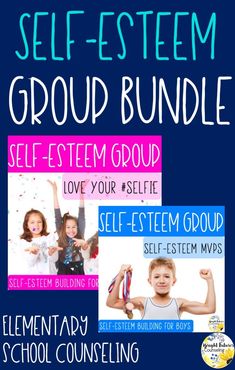 Self-esteem activities for kids. This bundle includes two 8 week counseling groups that focus on self-esteem. One is geared toward boys and the other to girls. #brightfuturescounseling #elementaryschoolcounseling #elementaryschoolcounselor #schoolcounseling #schoolcounselor #selfesteem #selfconfidence Elementary School Counseling Lessons, School Counseling Activities, Self Esteem Activities, School Counseling Lessons, Counseling Lessons, Elementary Counseling, Future School, Improve Communication Skills, Elementary School Counseling