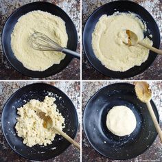 4 photo collage of making dough for almond flour tortillas Almond Flour Tortillas 3 Ingredients, Almond Flour Tortilla Recipe, Almond Flour Tortillas, Coconut Flour Tortillas, Vegan Tortilla, Making Dough, 4 Photo Collage, Almond Bread