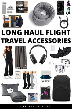 long flight essentials Long Flight Essentials, Long Haul Flight Essentials, Surviving Long Flights, International Travel Essentials, Europe Travel Essentials, Airplane Travel Essentials, Travel Fashion Girl, Flight Essentials, Long Flight