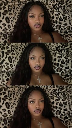 #viral #alt #alternative #alternativegirl #alternativefashion #alternativegirl #goth #softgoth #emo #scemo #mcbling #y2k #gothmakeup #softgothmakeup #2000saesthetics #mallgoth #leopardprint #inspo #altinspo #y2kinspo Alt Makeup Natural, Grunge Makeup On Black Women, Copy N Paste Alt Makeup, How To Look More Alternative, Clean Grunge Makeup, Copy And Paste Alt Makeup, Alternative Makeup Goth, Subtle Emo Makeup