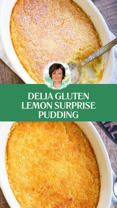 Delia Smith Lemon Surprise Pudding Steamed Pudding Recipe, Milk Pudding Recipe, Delia Smith, Mary Berry, Pastry Cake, Pudding Recipes, How Sweet Eats, Tasty Dishes, Lemon