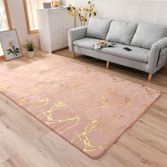 PRICES MAY VARY. MATERIAL AND SIZE: Made of high quality smooth soft short plush fabric with gold foil accents on front side. rug size is 5"×8"/152.4cm×243.8cm. Gold black decorative rug are comfortable and durable, Suitable for any season, festival decoration. UNIQUE GOLD STAMPING DESIGN SUPER COMFORTABLE: Our area rugs are made of rabbit fur material with excellent texture, indicating that there are a lot of rabbit fur bronzing, which makes the carpet look more luxurious. NON-SKID BOTTOM: Our Fur Mat, Area Rug Nursery, Marble Comforter, Prince Castle, Nursery Area Rug, Luxury Area Rugs, Carpets For Kids, Black And Gold Marble, Velvet Carpet