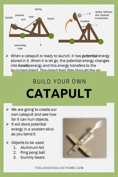 an info sheet describing how to build your own catapult