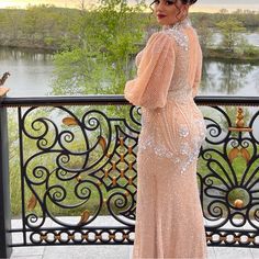 Worn Only Once For A Wedding Custom Made In Albania Size 8-10 Has A Good Amount Of Stretch To It No Albina Dyla Made By Another Designer Tags Valdrin Sahiti Minnafashion Walone Mimoza Kadriaj Glamorous Silver Wedding Dress, Elegant Gown With Rhinestones For Banquet, Elegant Pearl Embellished Evening Dress For Prom, Elegant Rhinestone Gown For Banquets, Elegant Rhinestone Gown For Banquet, Glamorous Formal Mother Of The Bride Dress With Crystals, Elegant Silver Gown With Rhinestones, Silver Crystal-embellished Evening Dress For Weddings, Elegant Evening Wedding Dress With Rhinestones