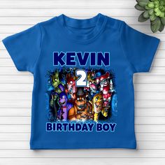 Customized Five Nights at Freddy's Game Matching Family Birthday Shirt, Five Nights at Freddy's Birthday Shirt 👏CONGRATULATIONS You have found an online shop with reasonable prices, amazing quality, and fast shipping  We offer shirts for VACATIONS, HOLIDAYS, EVENTS, FAMILY REUNIONS, BIRTHDAYS, MOTHER'S DAY, FATHER'S DAY, GRADUATIONS, FUNNY T-SHIRTS as well as CUSTOM T-SHIRTS.  💖Description💖  --About this T-shirt--  👉Our Adult Unisex T-Shirt brand is BELLA CANVAS Available in size: XS, S, M, L, XL, 2XL, 3XL, 4XL, 5XL - 100% Airlume combed and ringspun cotton (fiber content may vary for different colors) - Light fabric (4.2 oz/yd² (142 g/m - Retail fit - Tear away the label - Runs true to size  👉Our Youth Unisex T-Shirt brand is Gildan-Kids Heavy Cotton Tee - 100% Cotton (fiber content Send Text, Family Birthday Shirts, Family Birthdays, Matching Games, Note Writing, Five Night, Five Nights At Freddy's, Family Reunion, Custom Orders