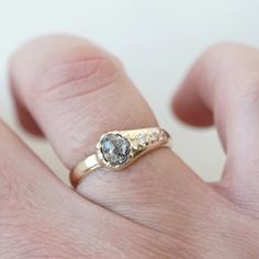 Heart shaped salt and pepper diamond Teardrop Rose Cut Diamond Proposal Ring, Proposal Pear-shaped Rose Cut Diamond Ring, Marriage Rings, Salt And Pepper Diamond Ring, Salt Pepper Diamond, Pepper Diamond Ring, Marriage Ring, Alternative Bridal, Alternative Engagement Ring