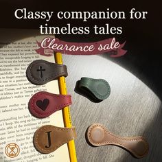 a book with different colored leathers on it and the title classy companion for timesless tales clearance sale