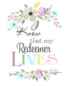 the words know that my redember lives are written in floral font on a white background