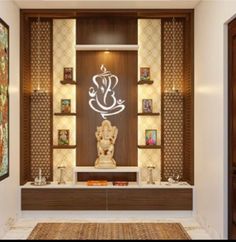 Pooja Design, Mandir Ideas, Puja Mandir, Medical Office Design