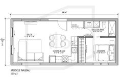 the floor plan for a small apartment