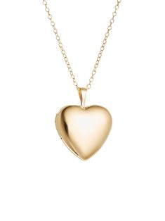 A petite relic of the past that has lived on as an endearing token of affection, this locket is as romantic as it comes. A great gift for your significant other. This premium gold-filled necklace is 5/8" across and features two different textures on each side. With the outside being highly polished whilst the inside consists of brushed satin. The rolo chain is gold-plated and 16" long, the chain comes with a 2" extender just in case you need it. Product Care : Moisture will tarnish your jewelry. Avoid all water, lotions, and perfumes. Clean with a dry cloth. Never use jewelry cleaner or polishing cloths. To limit wear and tear take a day off and store in a safe dry place. Material : Gold-Filled Gold Heart Locket, Heart Locket Necklace, Bootie Sandals, Straw Bags, Baby Boy Shoes, Engraved Necklace, Heart Locket, Rolo Chain, Jewelry Cleaner