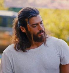 Long Hair For Men, Can Divit, Hair For Men, Long Hair Beard, Men's Long Hairstyles, Short Beard, Beard Styles For Men, Man Bun, Corte De Cabelo Masculino