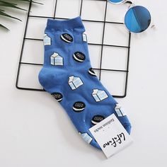 Socks Photography, Fancy Socks, Food Socks, Burger Fries, Korean Socks, Cartoon Fruit, Dating Gifts, Avocado Banana, Funky Socks