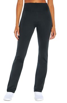 PRICES MAY VARY. High-rise bootleg pant with 4" waistband for full coverage, tummy control, and slimming compression. Contender Luxe is fit for ultimate versatility and everyday comfort. It's a moisture-wicking and double-knit fabric for added coverage, with a brushed finished that makes it soft, smooth and extra cozy. Boot-cut silhouette with a narrow leg and a slight flare at the hem. Waistband pocket detail. Full length with a 32" inseam Bootleg Pants, Lined Pants, Flare Pant, Bootcut Pants, Jogger Shorts, Long Sleeves Jacket, Pair Of Pants, Pocket Detail, Plus Size Tops