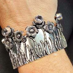 Brand New Handmade Ethnic Unique Light Amethyst Silver Flowers Cuff Bracelet. New To Poshmark? Use Referral Code Kimberlyn222 To Receive $10. Bohemian Nickel-free Bangle, Metal Cuff Jewelry For Festivals, Spiritual Metal Cuff Bracelet, Flower Cuff Bracelet, Light Amethyst, Unique Lighting, Silver Flowers, Adjustable Bracelet, Womens Jewelry Bracelets