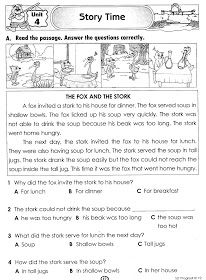 the story time worksheet for children to learn how to read and understand them