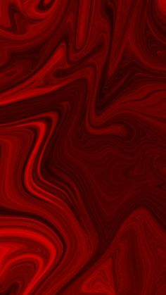 an abstract red and black background with wavy lines