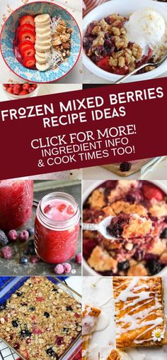 frozen mixed berries recipe ideas click for more