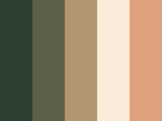 the color palette is brown, beige and green