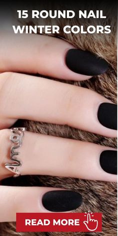 Round Shaped Nails, Nail Winter, Seasonal Nails, Round Nails, Cozy Season