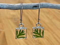 Welcome to my shop, Fern and Clover, where I offer unique, one-of-a-kind jewelry containing real botanical specimens.  Each item is carefully selected from my own yard, pressed, and preserved in resin.  Fern and Clover has allowed me to combine my two passions...nature and science!  I have always loved the calming beauty of nature.  I am also interested in the science behind nature and how to preserve it.  The inspiration for my jewelry is to create a wearable piece of nature that you can have w Botanical Style Dangle Jewelry For Gifts, Handmade Leaf-shaped Botanical Jewelry, Nature-inspired Leaf-shaped Jewelry With Pressed Flowers, Green Leaf-shaped Botanical Jewelry, Green Pressed Flowers Earrings For Gift, Nickel Free Botanical Earrings As Gift, Nickel Free Botanical Earrings For Gifts, Nickel-free Botanical Earrings As Gift, Nickel-free Botanical Style Earrings As Gift