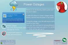 an image of power outages on the computer screen