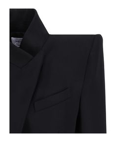 Best price on the market at italist | Alexander McQueen Blazer Jacket Alexander Mcqueen Blazer, Alexander Mcqueen Women, Asymmetrical Collar, Marni Bag, Wang Dress, Women Blazer, Self Portrait Dress, Monochrome Pattern, Stella Mccartney Bag