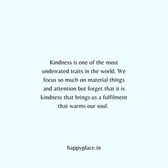 a quote about happiness on a blue background