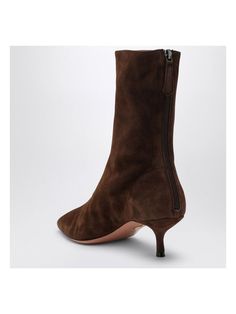 Hey there. Looking for something stylish yet understated? Check out these fabulous suede ankle boots—they're like a little hug for your feet. Pointed toe design for a sleek and chic look Slim low heel that's perfect for all-day wear Convenient rear zip fastening for easy on and off Crafted with a leather sole for durability Made in Italy, ensuring top-notch quality Brown Suede Ankle Boots, Prada Designer, Brown Ankle Boots, Suede Ankle Boots, Toe Designs, Brown Suede, Designer Sunglasses, Watch Design, Low Heels