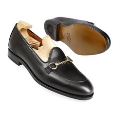 HORSEBIT LOAFERS IN BLACK FUNCHAL Women Shoes Collection, Cordovan Shoes, Horsebit Loafers, Green Socks, Men's Shoes Accessories, Leather Industry, Exclusive Shoes, Funchal, Loafers Style