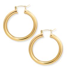 Extra thick, chunky, bold 14k solid gold or Gold Filled hoops – Le Serey Matte Gold 14k Jewelry For Anniversary, Matte 14k Gold Jewelry For Anniversary, Matte Gold 14k Anniversary Jewelry, Modern Gold Jewelry Stamped 14k, Everyday Yellow Gold Jewelry With Shiny Finish, Everyday Elegant Jewelry With Polished Edges, Elegant Everyday Jewelry With Polished Edges, Hypoallergenic Yellow Gold Round Jewelry, Round Minimalist Jewelry With Polished Edges