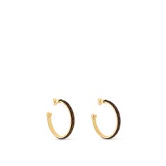 LOUIS VUITTON® - Lv Signature Earrings - Monogram Sophisticated Earrings, Faith Board, Monogram Earrings, Contrast Design, Earrings Luxury, Classic Monogram, Lv Handbags, Louis Vuitton Official, Silver Jewelry Fashion