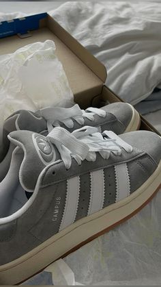 #adidascampus Adidas Grey Shoes, Adidas Campus Grey, Adidas Originals Outfit, Off The Shoulder Tee, Dc Shoes, Grey Adidas