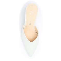 White V Mule | Alterre Customizable Mule - Sustainable Shoe Brand & Ethical Footwear Company Shoes Fancy, Sustainable Shoes, Mid Heel, White Shoes, The Block, High Quality Leather, Recycled Plastic, Nice Shoes, Mule