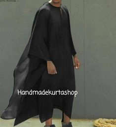 "HANDMADEKURTASHOP  Description Man kurta for Man Give yourself a best ethnic look by wearing this Top and bottom Set. Made of rich Riyon fabric this regular-fit set comprises a full-sleeved Indian Kaftan material : Riyon fabric Color : black color Kaftan Length : 50 inches Shirt Chest is measurement for shirt (not body) As per standard, for best loose fitting 6 inches gap should be there between actual chest size and shirt chest size Size chart is below Men's Sizes Actual Body Chest - Ready Shirt Chest i Add 6\" Inches Lose Fitting Fabric Armhole To Armhole. XS - 30\" Inches 36\" Inches S - 34\" Inches 40\" Inches M - 36\" Inche 42\" Inches L - 40\" Inches 46\" Inches XL - 44\" Inches 50\" Inches 2XL - 48\" Inches 54\" Inches 3XL - 52\" Inches 58\" Inches 4XL - 56\" Inches 62\" Inches 5XL Casual Black Kurta For Summer, Black Long Kurta For Eid, Traditional Black Kurta For Spring, Black Long Sleeve Kurta For Spring, Casual Black Kaftan For Spring, Casual Black Tunic Kaftan, Traditional Black Summer Kurta, Black Traditional Summer Kurta, Fitted Black Kurta For Summer