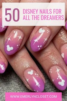 Disney nails + summer disney nails + disney nail designs