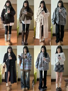 Winter Outfits Japanese, Japanese Winter, Winter Fashion Outfits Casual, Kawaii Fashion Outfits, Japanese Outfits, Kpop Fashion Outfits