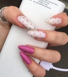 Her Nails, Dots Nails, Dream Nails, Fancy Nails, Short Acrylic Nails, Best Acrylic Nails, Long Acrylic Nails, Cute Acrylic Nails, Perfect Nails